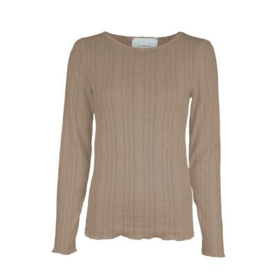 La Rouge bluse - Lotus T-shirt L/S – LR1380 (Sand)