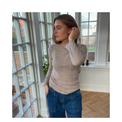 La Rouge bluse - Lotus T-shirt L/S – LR1380 (Sand)