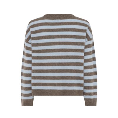 La Rouge cardigan – Sisse (Lyseblå/Brun)
