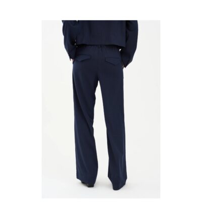 IVY-Andrea Wide Ivy Copenhagen habitbukser - Pant Pin Stripe - I235586 - Deep Navy Blue