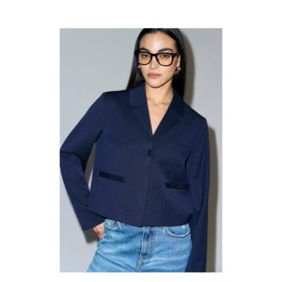 Ivy Copenhagen blazer - IVY-Paula (Navy) Ivy Copenhagen blazer - IVY-Paula Short Blazer - I235584 - Deep Navy Blue