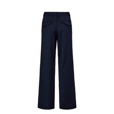 IVY-Andrea Wide Ivy Copenhagen habitbukser - Pant Pin Stripe - I235586 - Deep Navy Blue