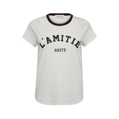 Haute L’ Amitié t-shirt – HL10006 (Hvid/Brun)