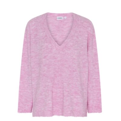 Humble strik - NinettHBS Oversize Pullover – 10977 – Soft pink melange