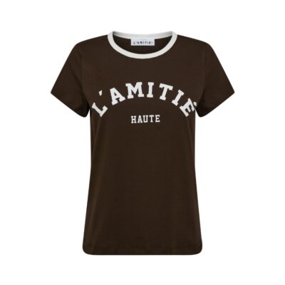 Haute L’ Amitié t-shirt – HL10006 (Mørkebrun)
