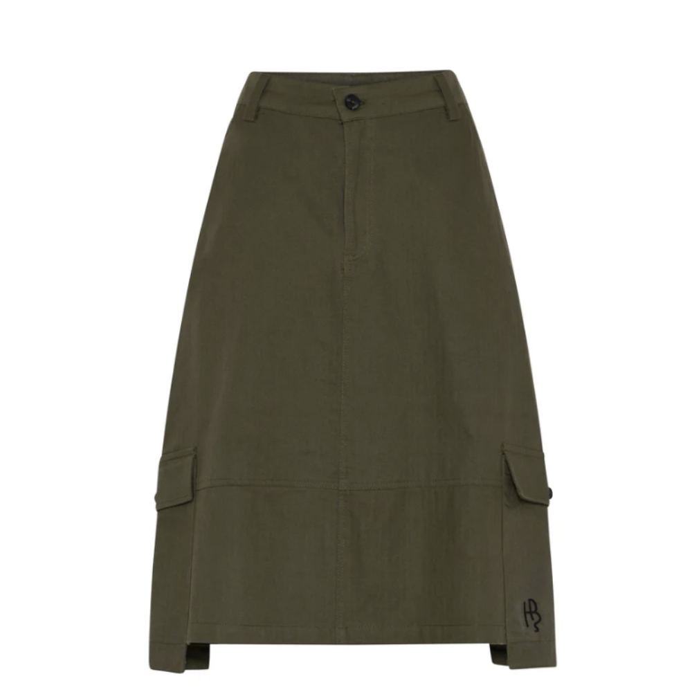 Humble nederdel - NoellaHBS (Mørkegrøn) Humble nederdel - NoellaHBS Skirt – 181009 – Clay