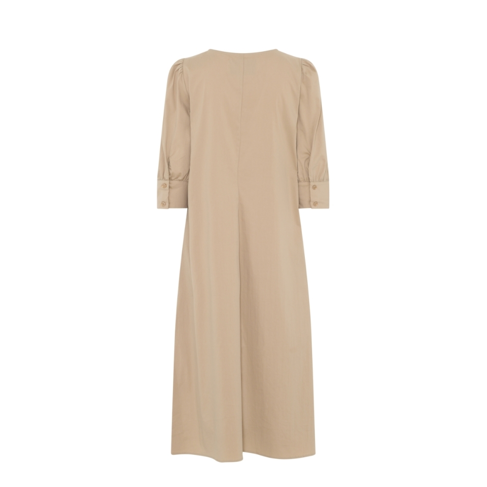 La Rouge kjole - Kamilla (Mørk Sand) La Rouge kjole - Kamilla S/S Dress – LR1738 – Dark Sand