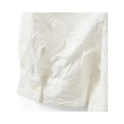 Sofie Schnoor bluse - AhliaSW Puff sleeve blouse - S261395 - White 