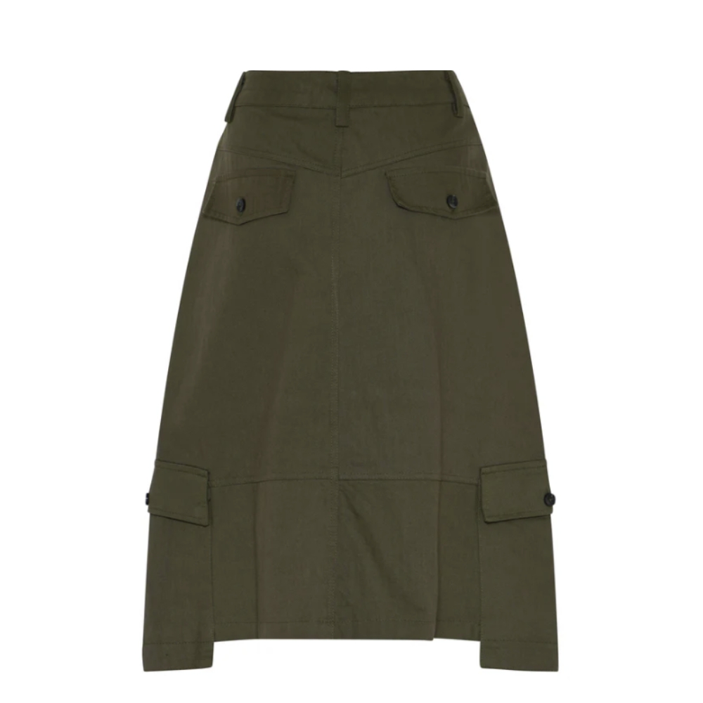 Humble nederdel - NoellaHBS (Mørkegrøn) Humble nederdel - NoellaHBS Skirt – 181009 – Clay