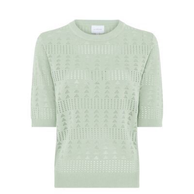  La Rouge bluse - Alma Knit – LR1743 – Faded Green