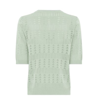  La Rouge bluse - Alma Knit – LR1743 – Faded Green