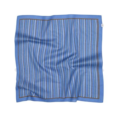 Beck Sondergaard tørklæde - Scallopia Striped Cotta Scarf – 2601300018 – Azure Blue