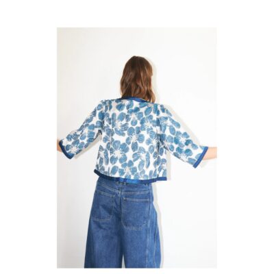 Lollys Laundry jakke - TrineLL (Blå) Lollys Laundry jakke - Trine LL Short Jacket 3/4 – 26185-6025 – 20 Blue