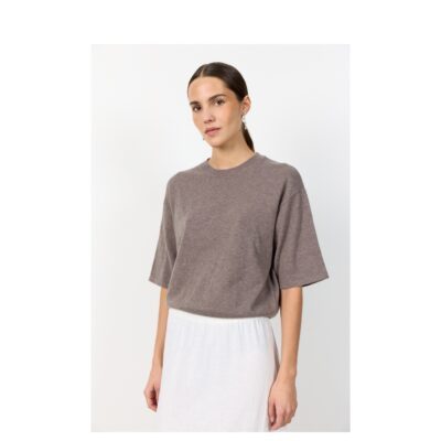 Levete Room strik t-shirt - LR-Ismaila 23 – 101323 – 8845 Falcon