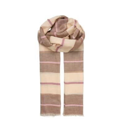Beck Sondergaard tørklæde - Wovelia Cowea Scarf – 2601300021 – 0034 Mocha Brown
