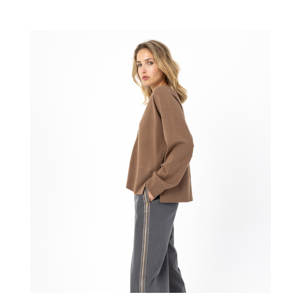 Coster Copenhagen cardigan - Comfy (Brun) Cosdter Copenhagen cardigan - Strik Cardigan Comfy – 261-2115– Mocca mousse