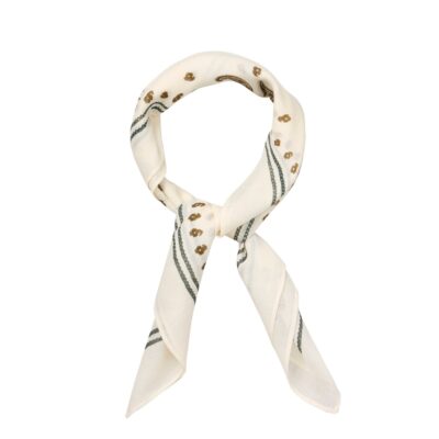 Beck Sodergaard tørklæde - Bloom Paisley Cotta Scarf – 2601300020 – Birch White