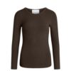 La Rouge bluse - NOOS - Lisa L/S t-shirt - LR1047 - Dark Brown