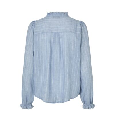Lollys Laundry skjorte - ArielLL Shirt LS – 26113-1008 – 22 Light blue