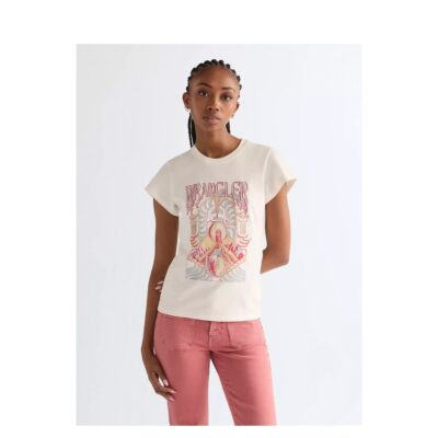 Wrangler t-shirt - Shrunken Band Tee – 112378024 – Worn White