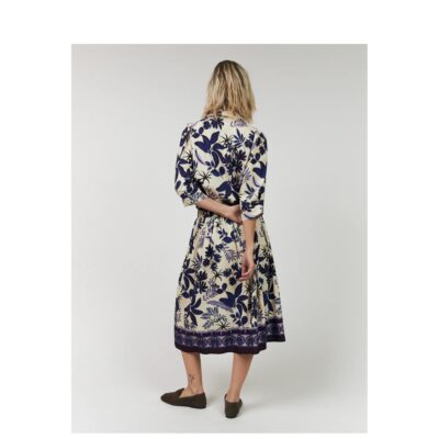 Lollys Laundry skjorte - BonoLL (Blå/Råhvid) Lollys Laundry skjorte - BonoLL Shirt SS – 26110-1007 – 74 Flower Print