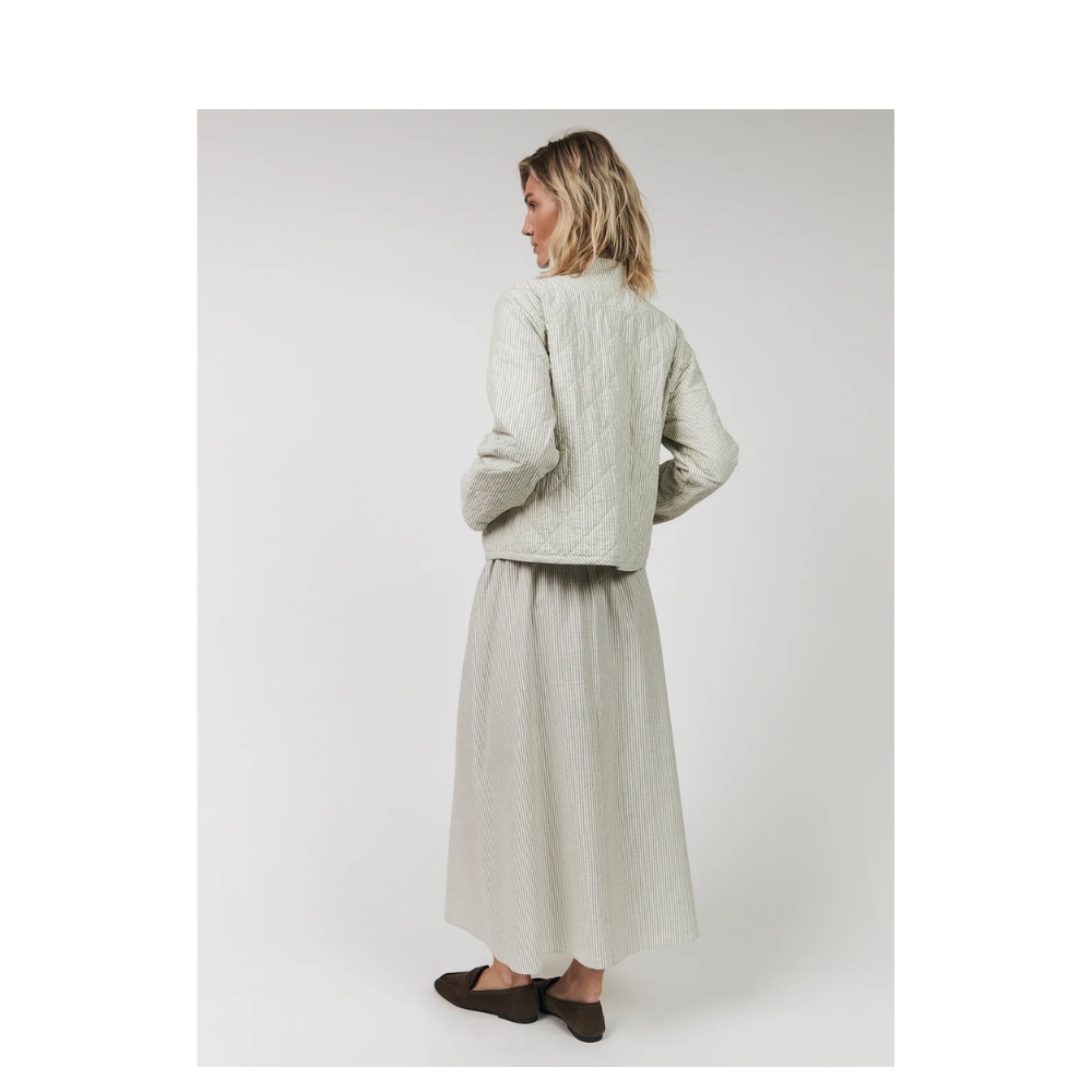 Lollys Laundry nederdel - IslaLL (Creme) Lollys Laundry nederdel - IslaLL Maxi Skirt - 2633-2014 - 80 Stripe