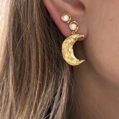 Stine A Ørering Left 1408-02 (Guld)