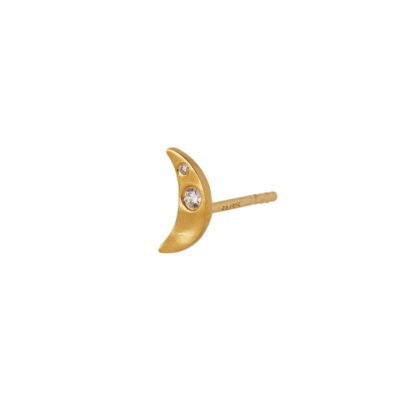 Stine A Måne ørestik 1280-02 (Guld)