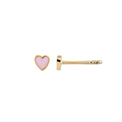 Stine A Hjerte ørestik 1181-02 (Pink/Guld)