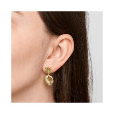 Pure by Nat øreringe – Hannah 45963 (Guld)