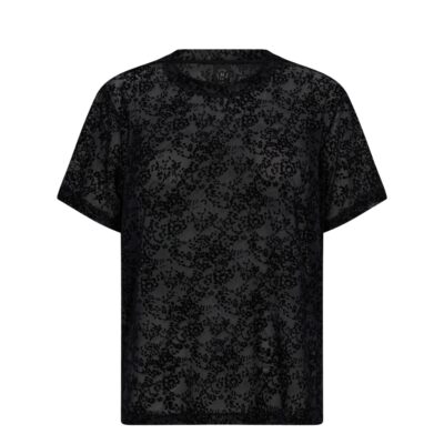 Hype the Detail t-shirt - Lace Tee Oversize - 3-852-9 - 9 Black