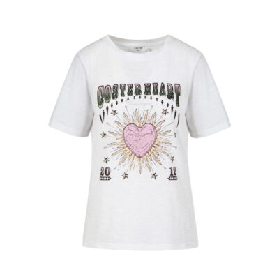 Coster Copenhagen t-shirt – Heart (Hvid)
