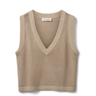 Sofie Schnoor vest - AelleSW Knit Vest – S262350 – Feather Gray