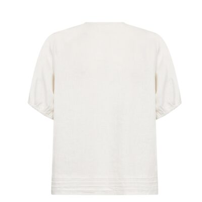 Levete Room hør bluse - LR-Naja 54 – 101312 – 1000 White 