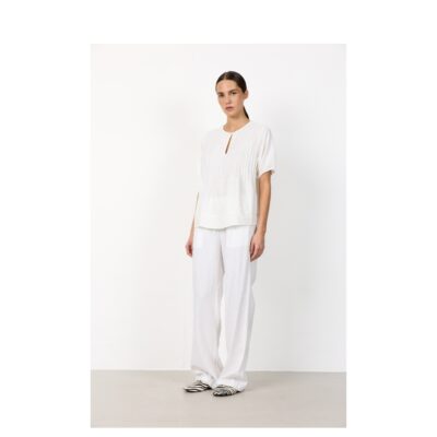 Leveté Room - LR-Naja 54 (Hvid) Levete Room hør bluse - LR-Naja 54 – 101312 – 1000 White
