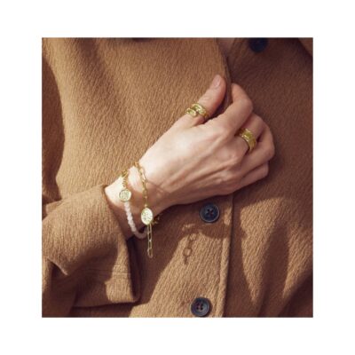 Pure by Nat forgyldt armbånd – 40708 (Guld)