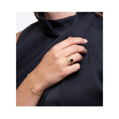 Alternative view of Pure by Nat armbånd – Camille 40700 (Guld)
