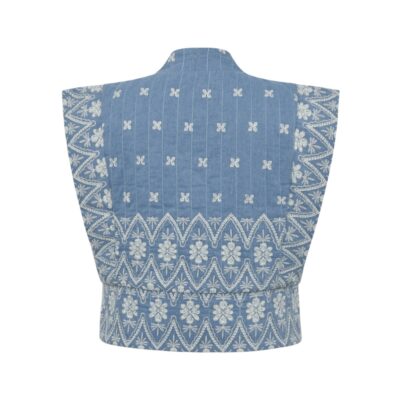 Gossia vest – AninaGo (Lyseblå)