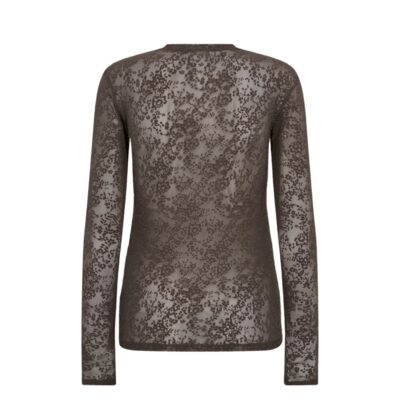 Hype the Detail bluse - Lace Blouse - 3-852-14 - 2 Brown 