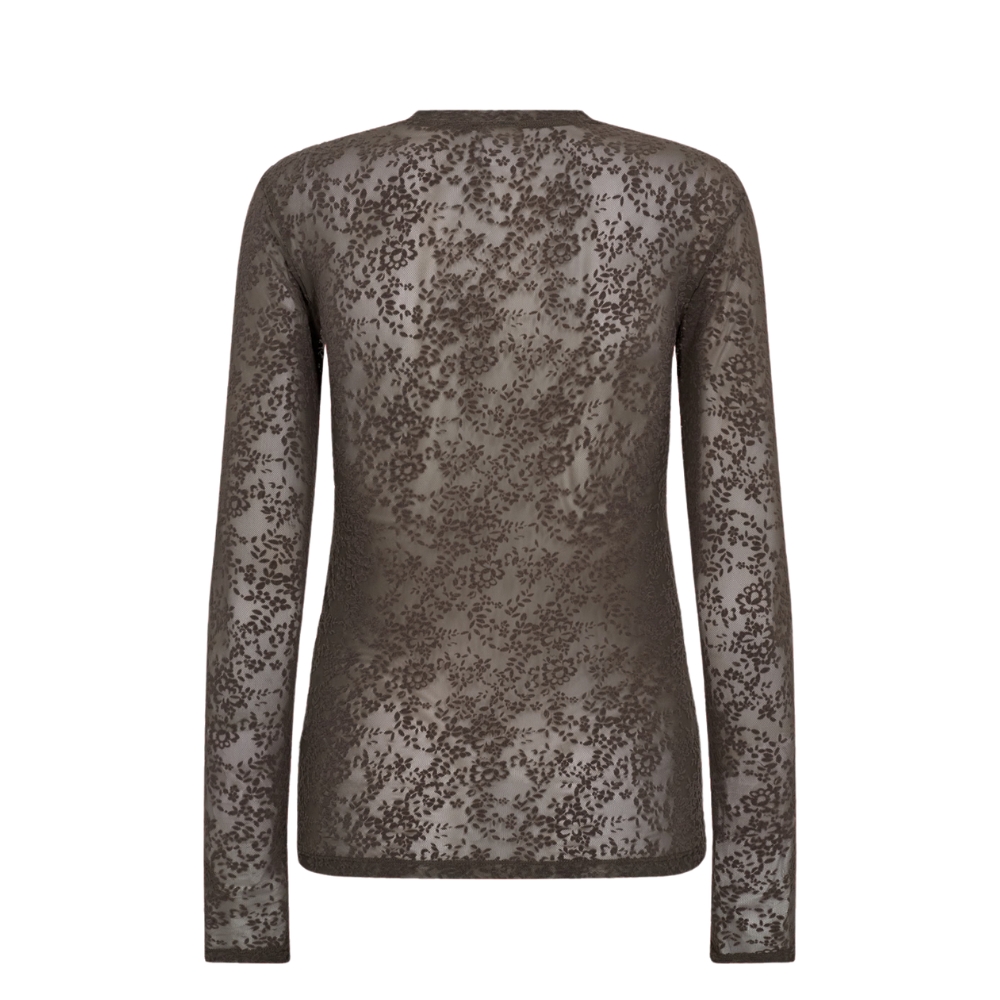 Hype the Detail bluse - 3-852-14 (Brun) Hype the Detail bluse - Lace Blouse - 3-852-14 - 2 Brown