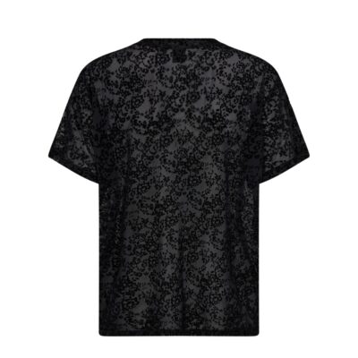 Hype the Detail t-shirt - Lace Tee Oversize - 3-852-9 - 9 Black