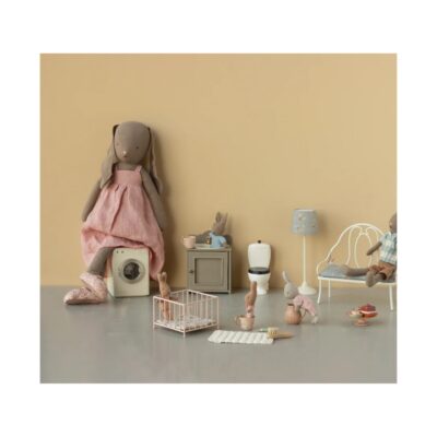 Maileg kanin i kjole - Bunny size 4 (Brun)