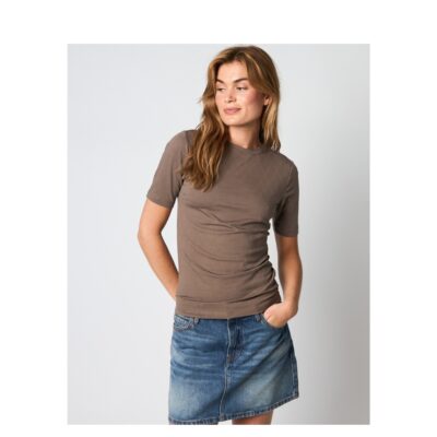 Hype the Detail t-shirt - Logoprint T-shirt - 3-600-200 - 2 Brown
