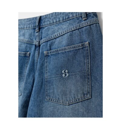 Sofie Schnoor shorts - StokeSW (Blå) Sofie Schnoor denim shorts - StokeSW Oversized Shorts - SNOS727 - Denim Blue