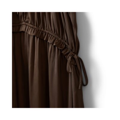 Sofie Schnoor kjole - MelSW Halter Neck Maxi Dres – S262192 – Intense Brown