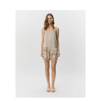 ViraSW Lace Detailed Top – S262325 – Feather Gray