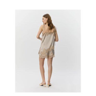 ViraSW Lace Detailed Top – S262325 – Feather Gray