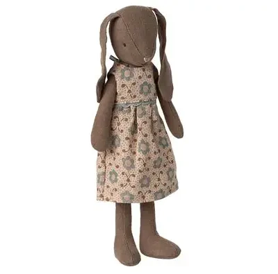 Maileg kanin i kjole – Bunny size 2 (Brun)