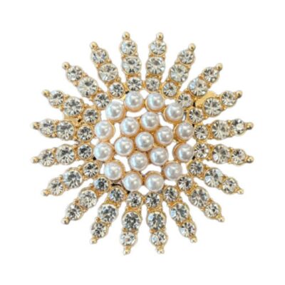 Tim & Simonsen broche – Pin flower (Guld)