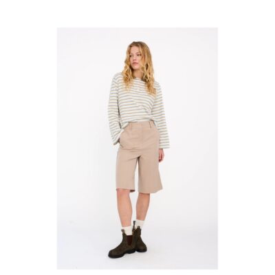 Ivy Copenhagen shorts - IVY-Andrea (Beige) Ivy Copenhagen lange shorts -. IVY-Andrea Long Shorts - I235634 - Beige